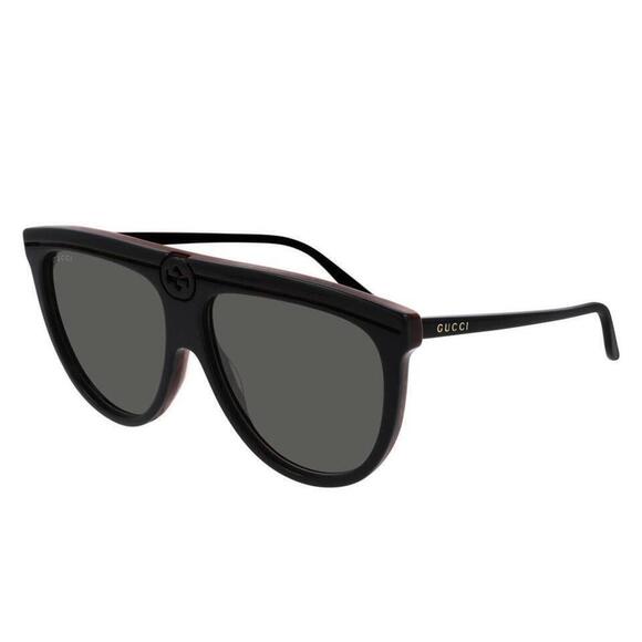 NWT Gucci GG0732S-001-61 Havana Aviator 61mm Sunglasses main image 4